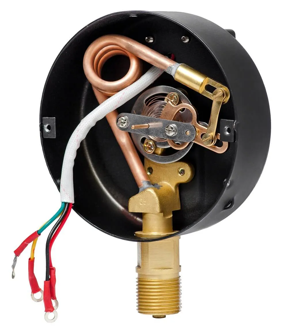 Вакуумметры, мановакуумметры, манометры электроконтактные ДВ2010ф, ДА2010ф, ДМ2010ф Тех.стекло (Диаметр: 100 мм)