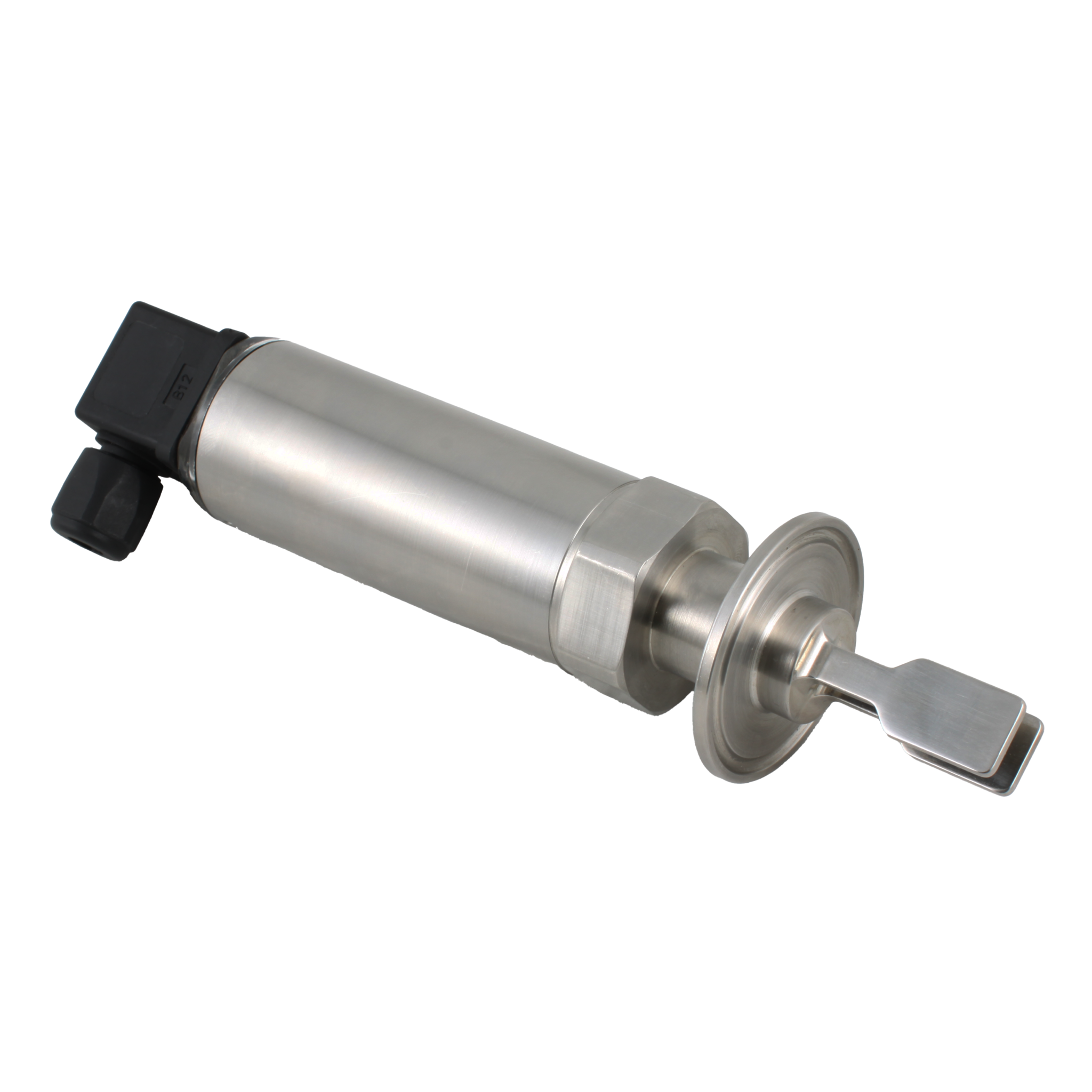 Вибрационный датчик предельного уровня жидкостей, -40 +150°С, Pmax=40 bar, 12 - 55 VDC, IP65, соединение - Clamp DN40, удлинение 40 мм, нерж. сталь 316L, электрополировка зондов, шероховатость ≤ 0,6 мкм, выход PNP/NPN, разъем DIN 43650